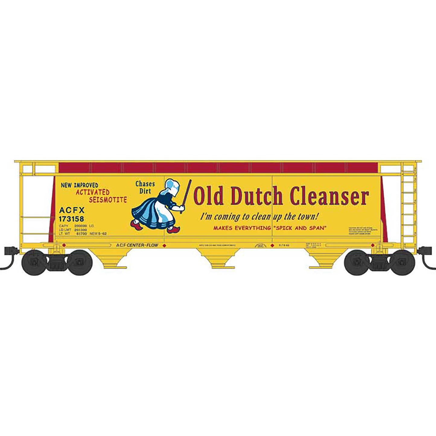 N Scale Cylindrical Hopper Old Dutch #173165 (BOW38157)