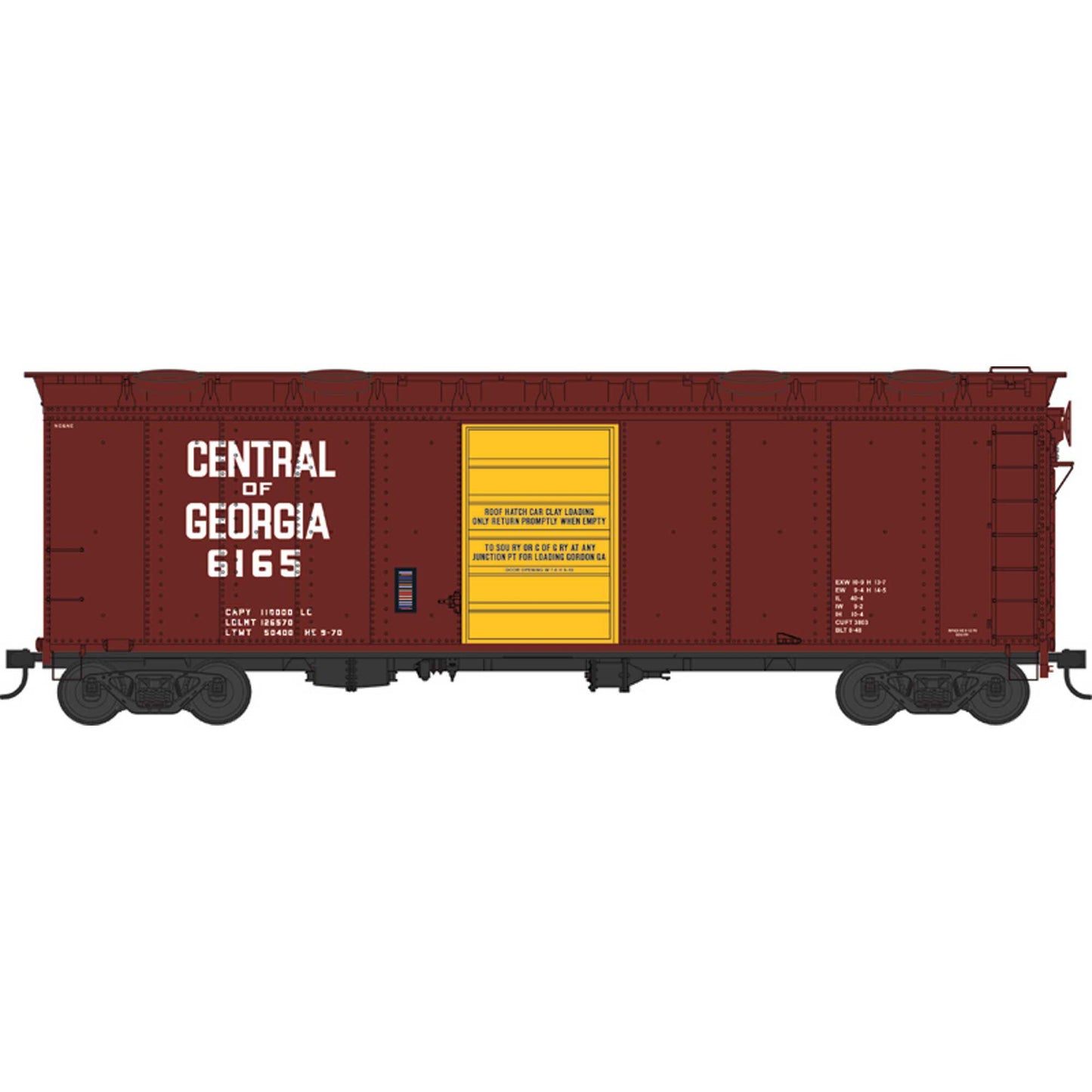 HO 40ft Boxcar COFG with Hatches (BOW43151)