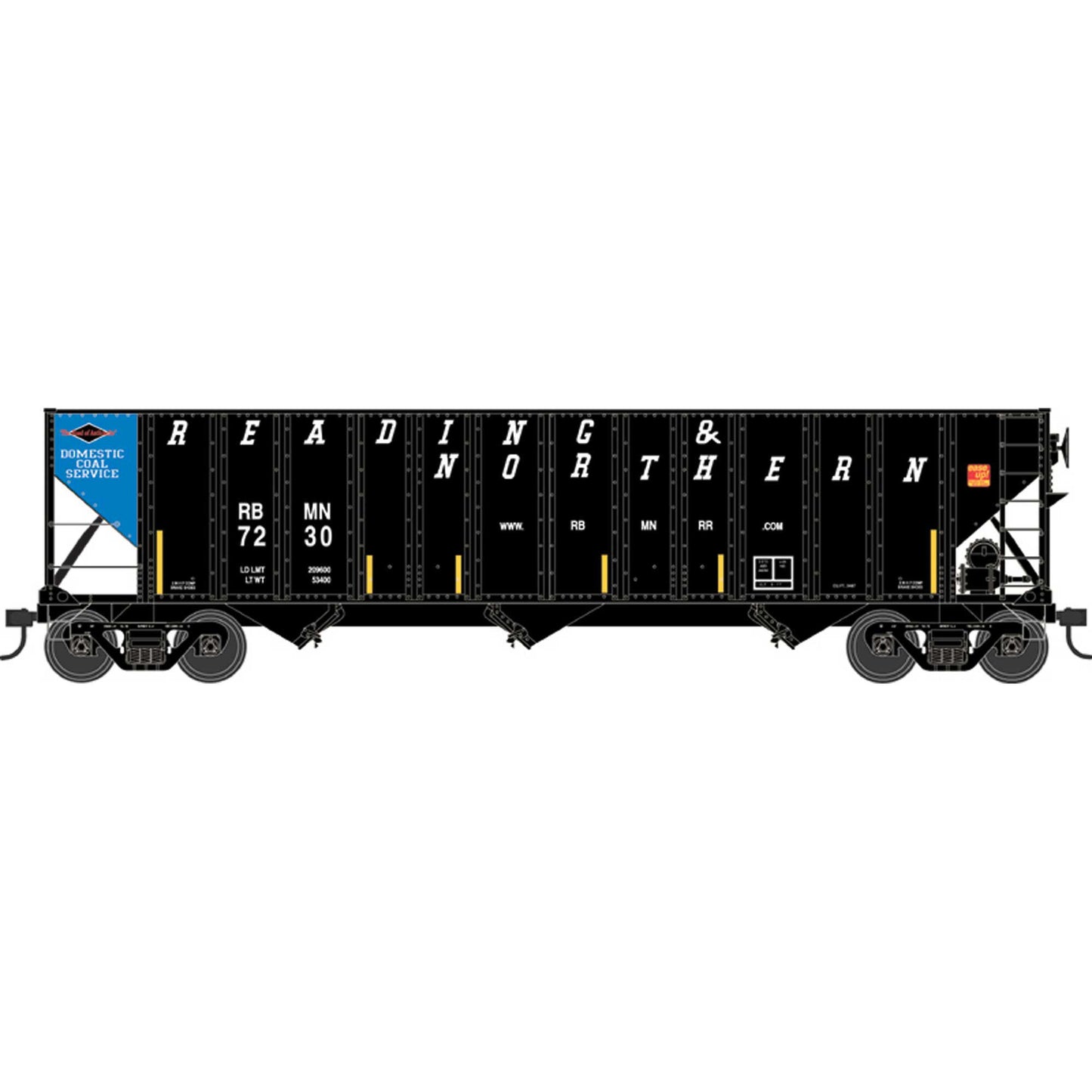 HO H-43 100 Ton Hopper RNRX Blue Panel #7253 (BOW43229)