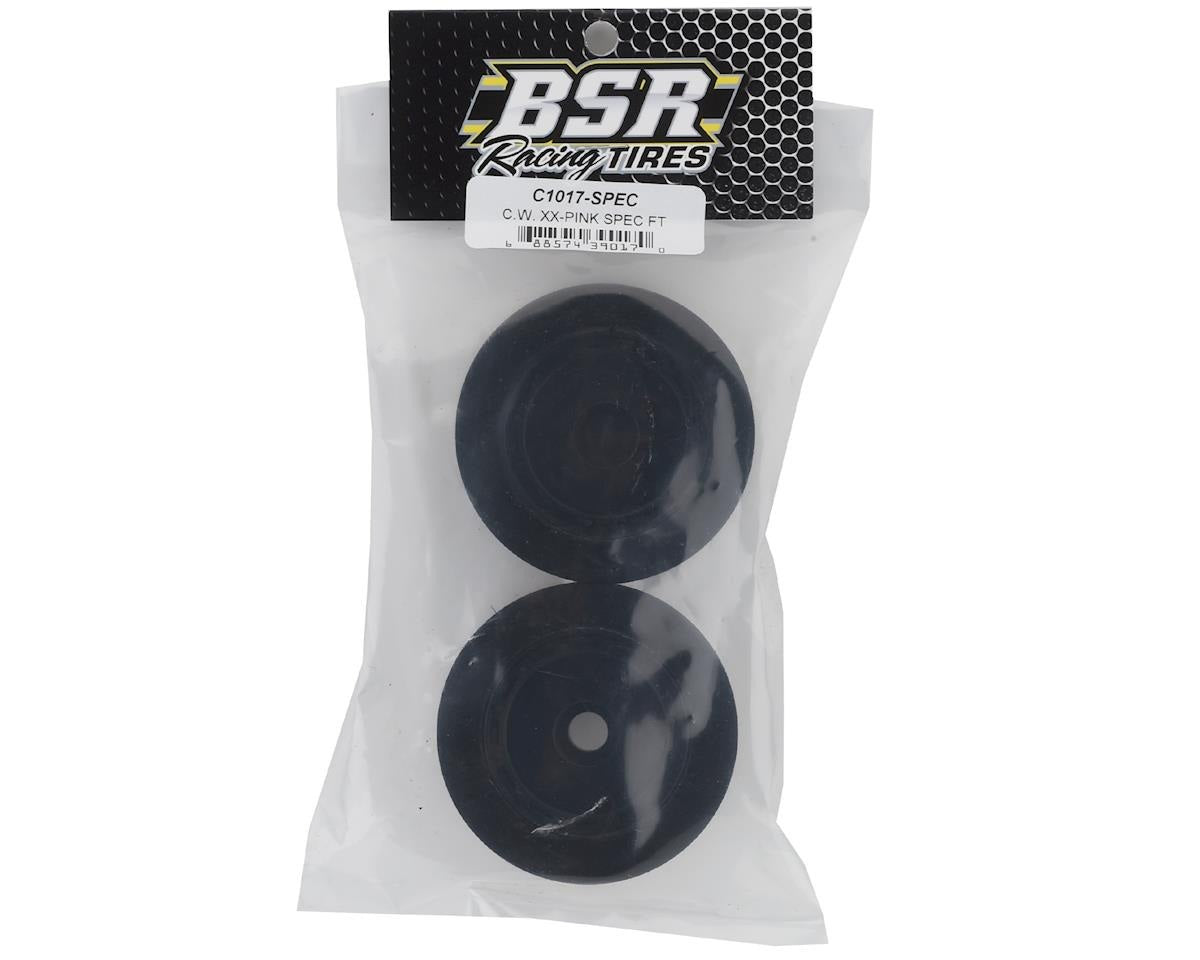 1/10 Front Spec Foam Tires Double XX Pink (2) (BXRC1017SPEC)