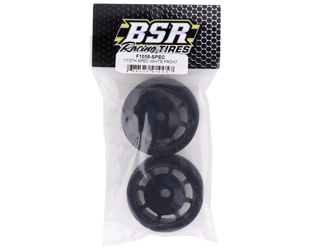 1/10 Front Spec White Tires (2) (BXRF1005SP)