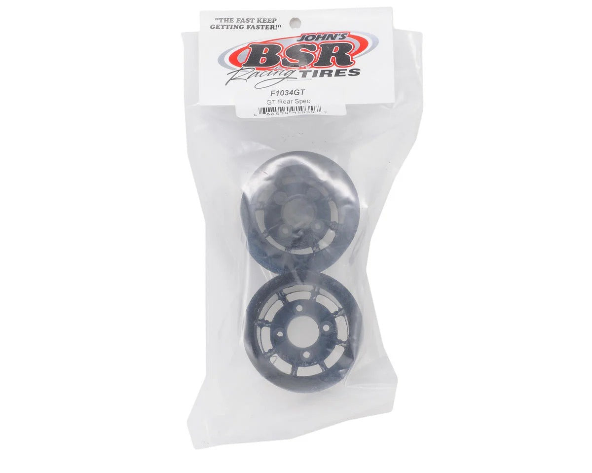 1/10 GT Spec Tire (2), Rear, Blue (BXRF1034GT)