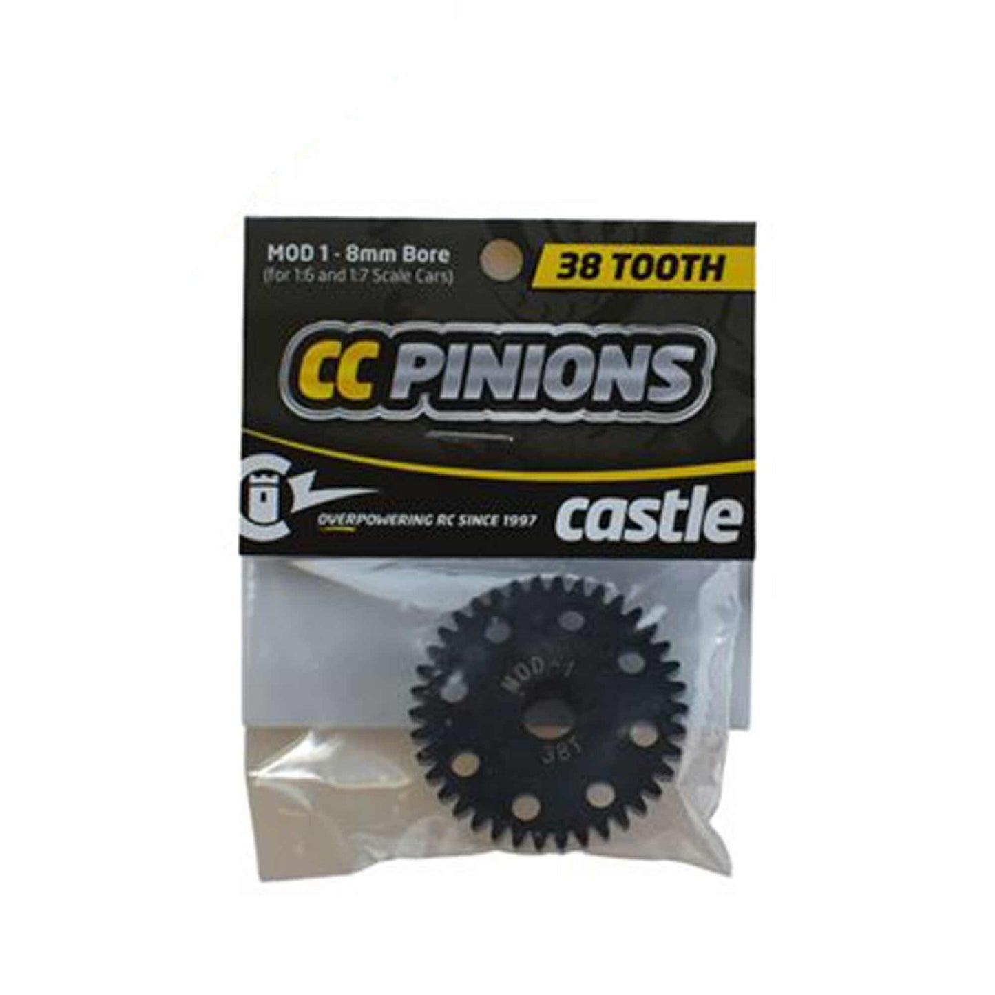 38T MOD 1 Pinion Gear with 8mm Shaft (CSE010006535)