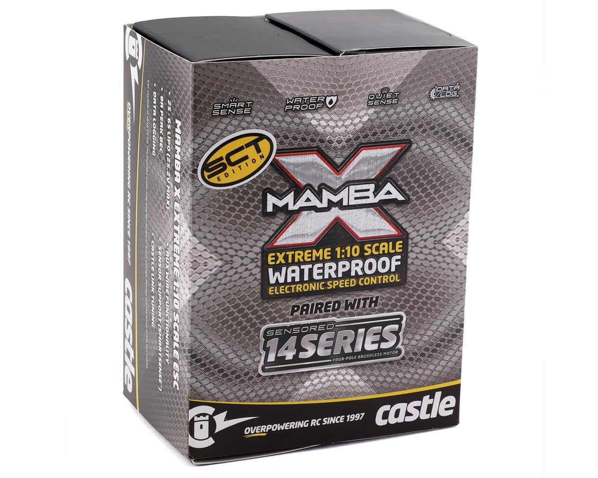 MAMBA X SCT Brushless ESC with 1412-2100Kv Sensored Motor Combo (CSE010015514)