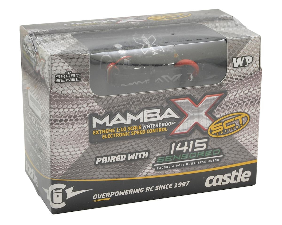 Mamba X SCT Waterproof ESC with 1415-2400Kv Sensored Brushless Motor Combo (CSE010016000)