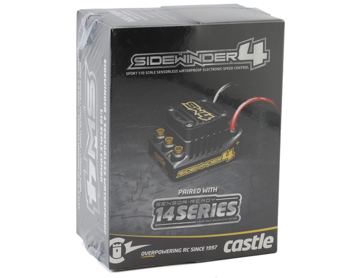 Sidewinder 4 Sensorless Waterproof ESC and 1412-2100kv Motor Combo (CSE010016409)