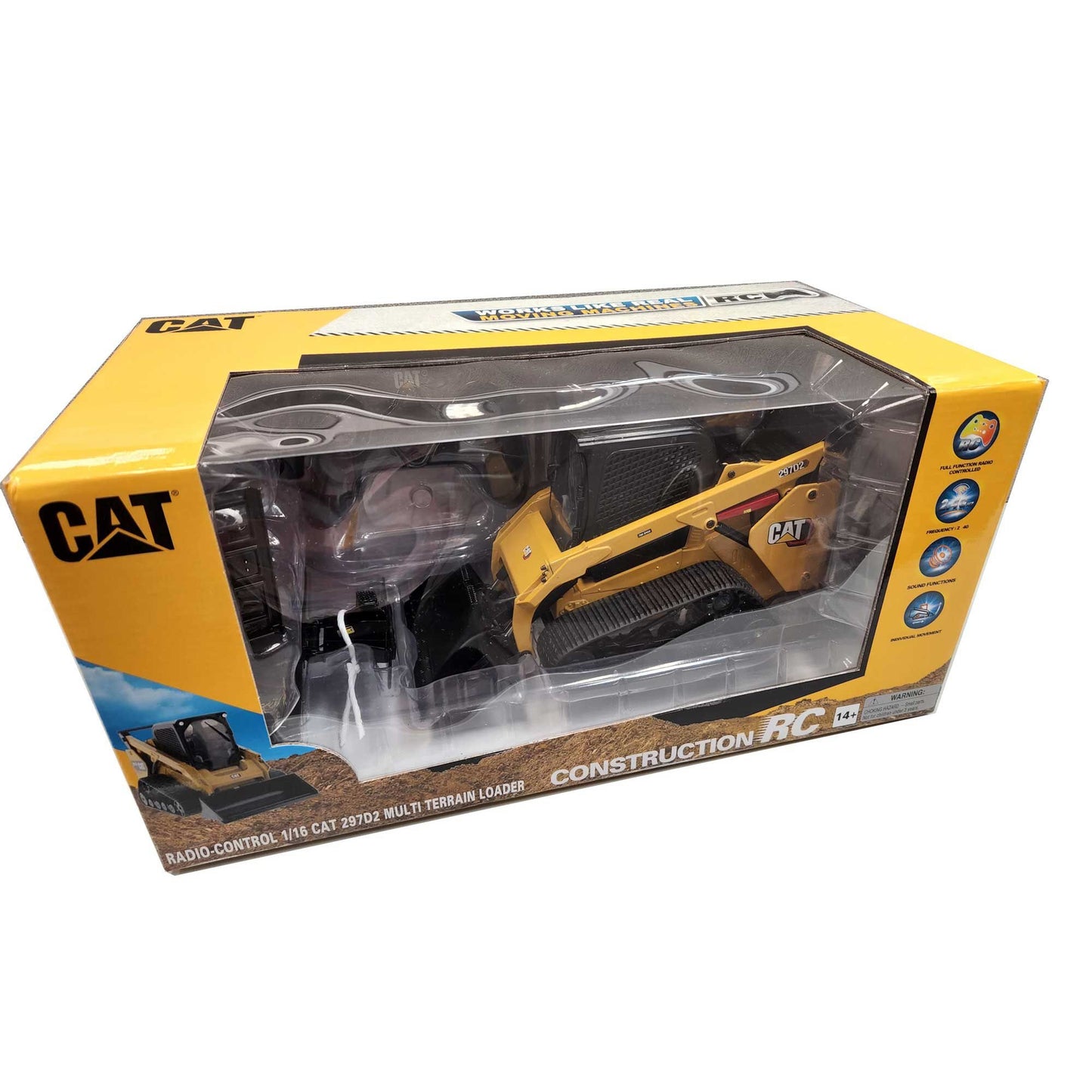 1/16 CAT 297D2 Skid Steer Loader Ready to Run (DCM28008)