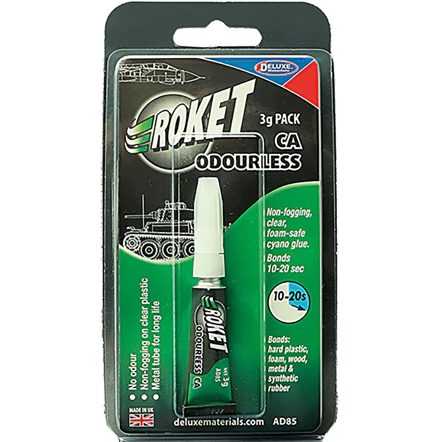 Roket Odourless Adhesive 3g (DLMAD85)