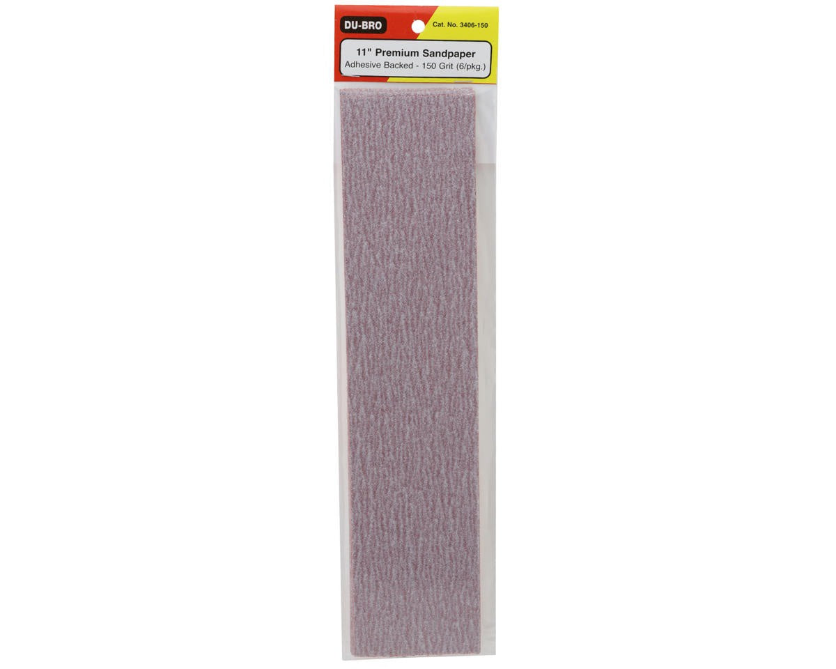 11" Premium Sandpaper 150 Grit Pack of 6 (DUB3406150)