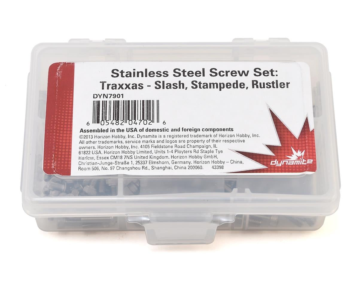 Stainless Steel Screw Set for Traxxas Slash Stampede Rustler Bandit (DYN7901)
