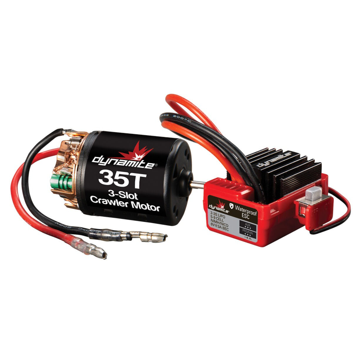 Brushed Crawler Motor and ESC Combo 35T (DYNS0900)