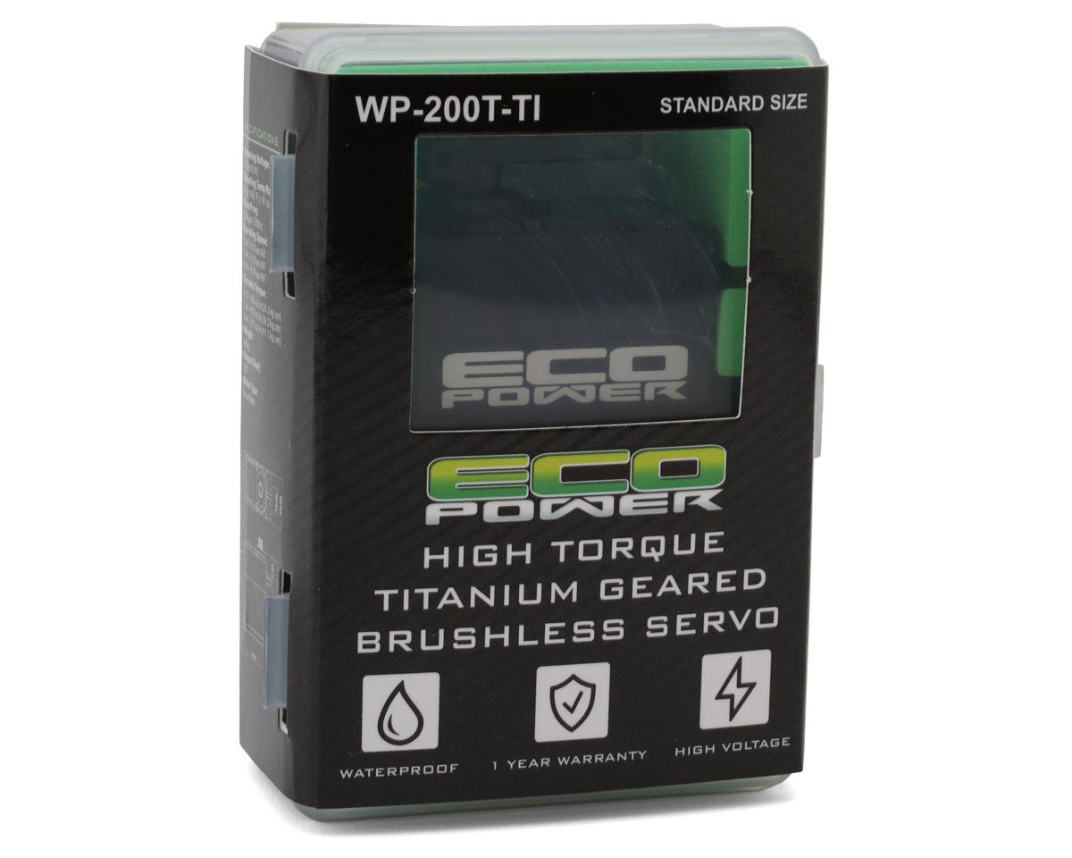 WP200T-TI Waterproof Titanium Gear Brushless Servo (ECP-200T-TI)