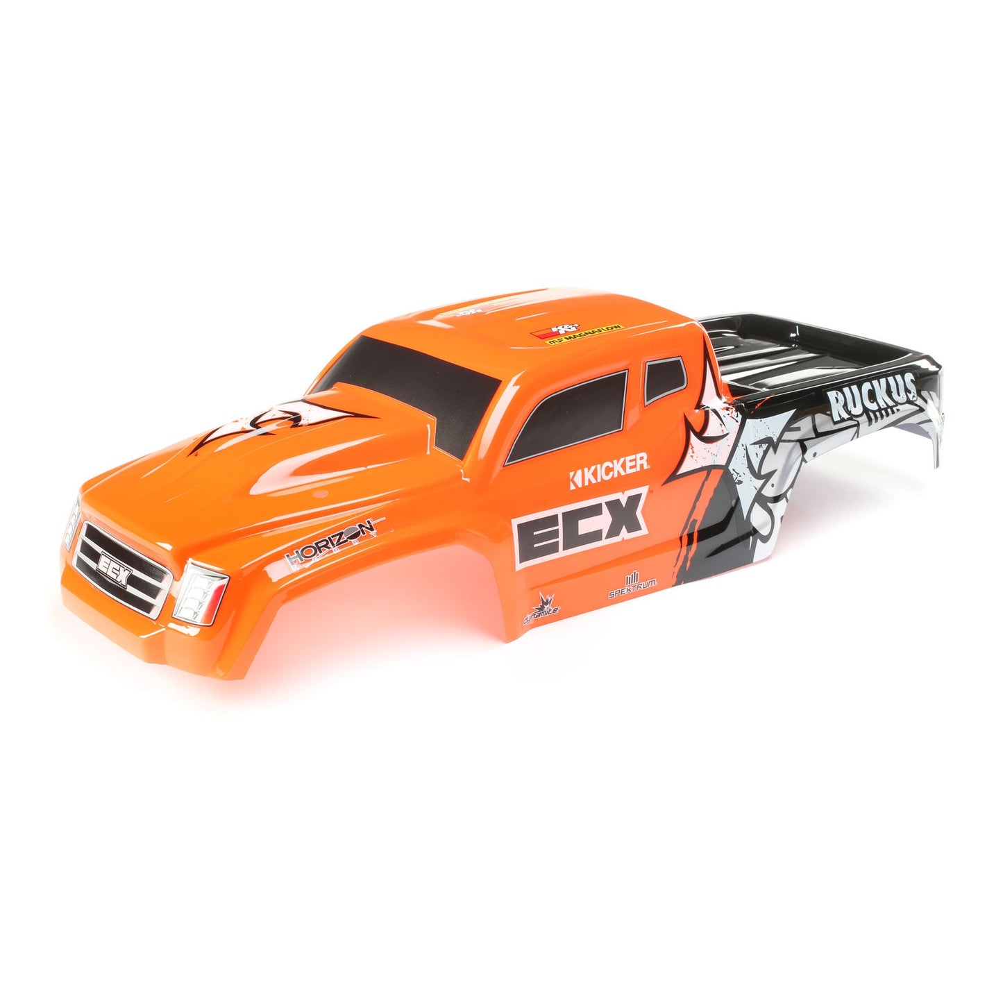 1/10 Orange Painted Body for 2WD Ruckus (ECX230039)