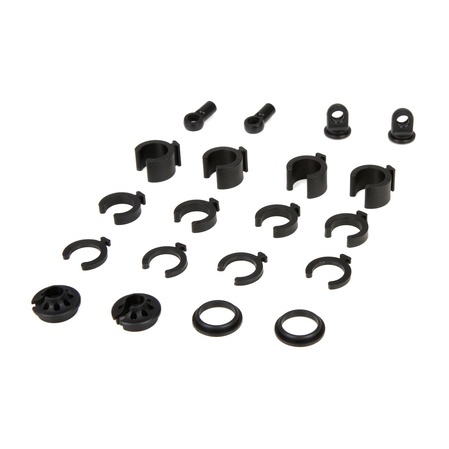 Top and Bottom Shock Ends for 1/10 4WD Vehicles (ECX233002)
