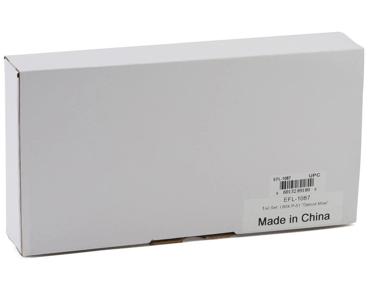 Tail Set for UMX P-51 Detroit Miss (EFL-1087)