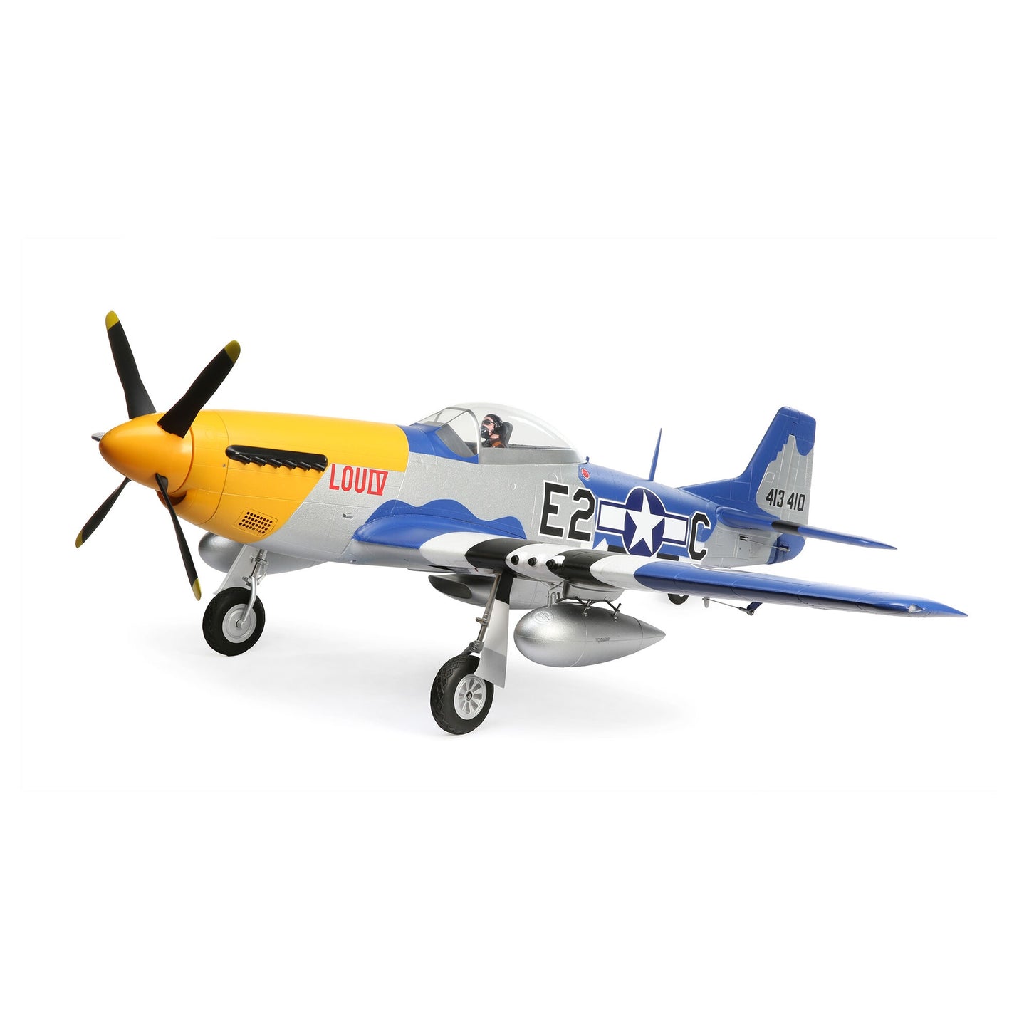 P-51D Mustang 1.5m BNF Basic Combo (EFL01250C)