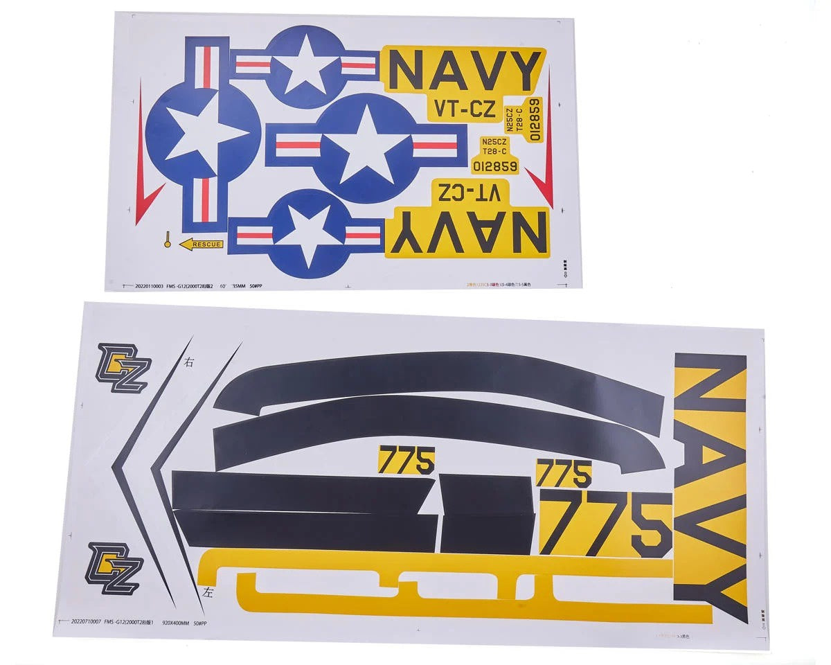 Decal Sheet for Carbon-Z T-28 (EFL013561)