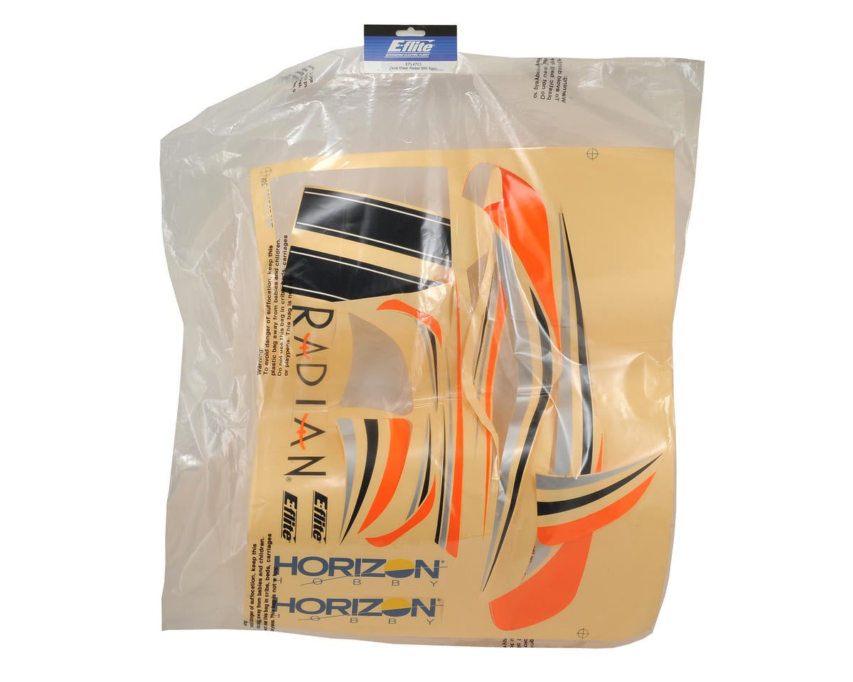 Decal Sheet for Radian BNF Basic (EFL4703)