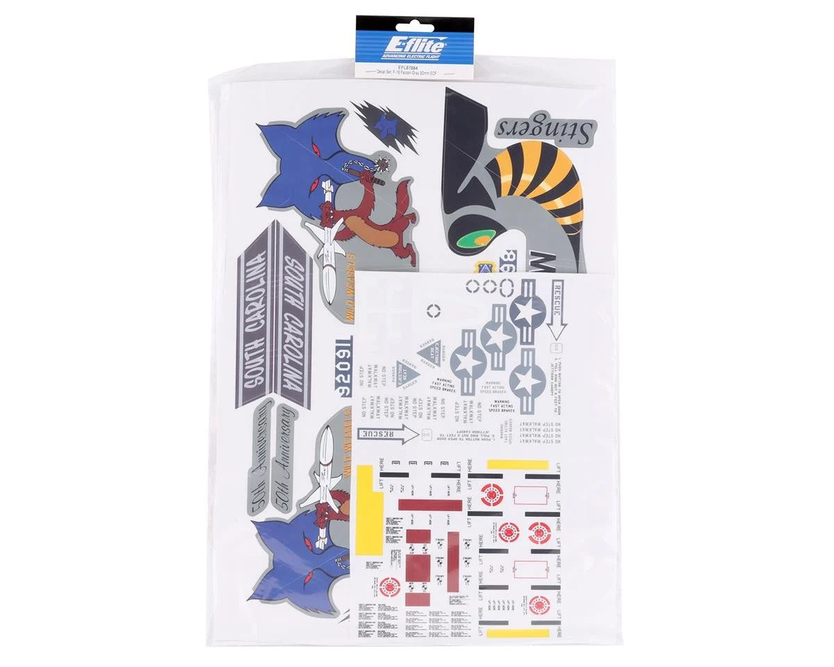 Decal Set for F-16 Falcon 80mm Model (EFL87884)