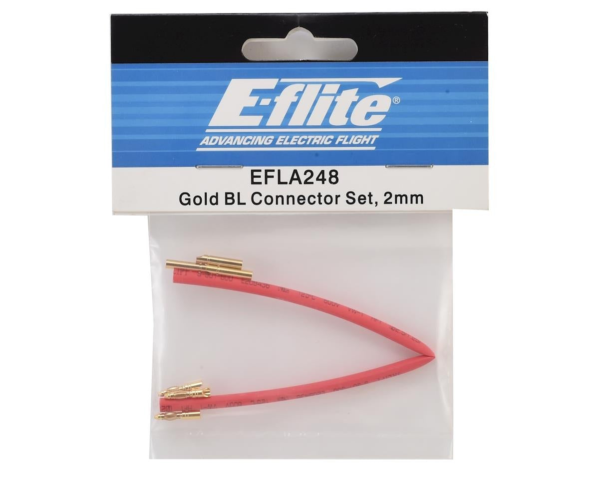 Gold Bullet Connector Set 2mm (3 Pack) (EFLA248)