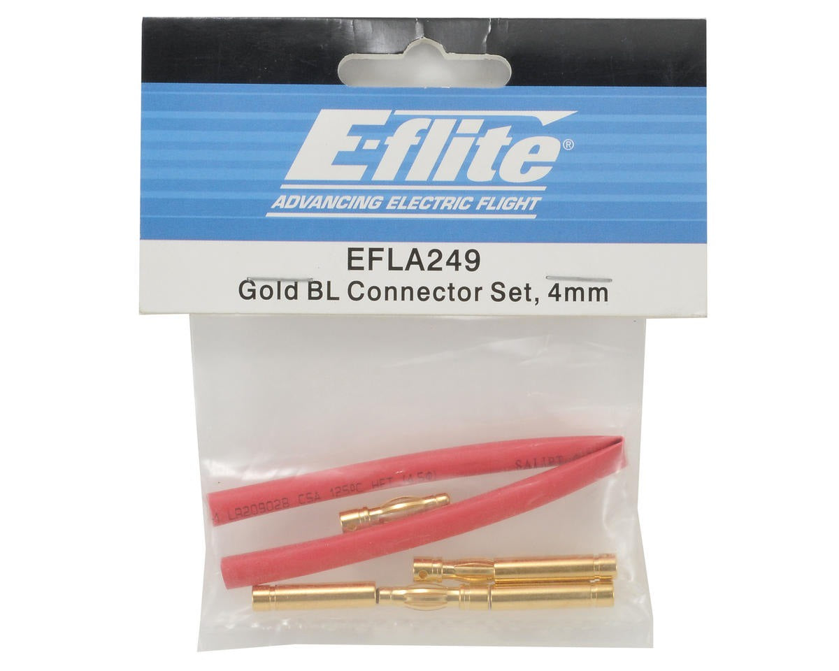 Gold Bullet Connector Set 4mm (3 Pack) (EFLA249)