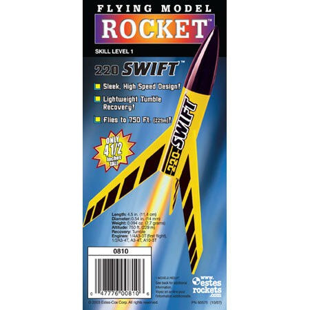 220 Swift Mini Model Rocket Kit (EST810)