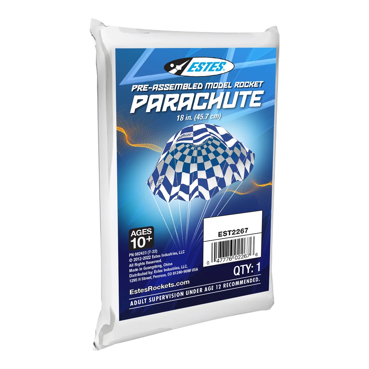 18" Parachute for Model Rockets (EST2267)
