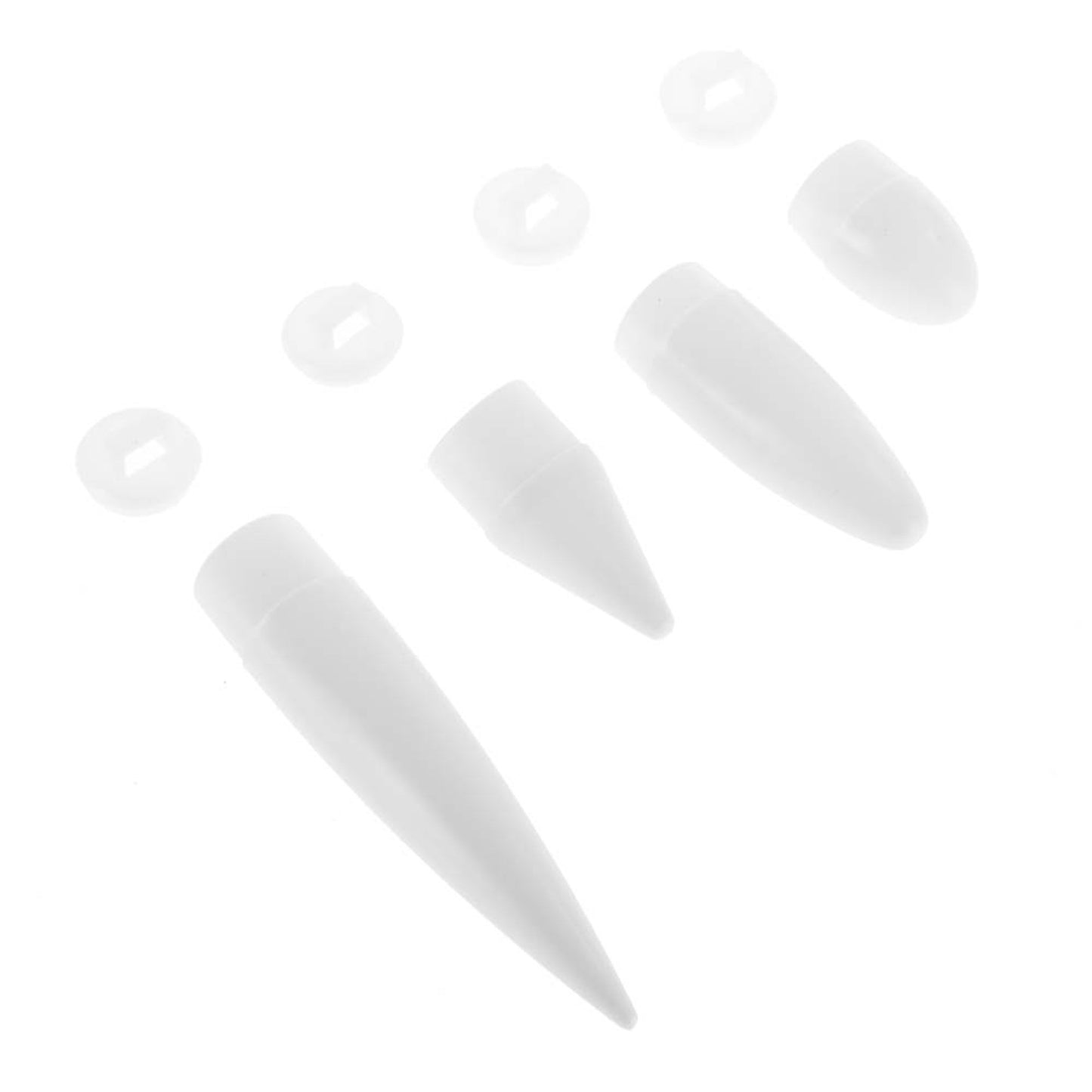 NC-20 Assorted Plastic Nose Cones for BT-20 Model Rockets (4) (EST3161)