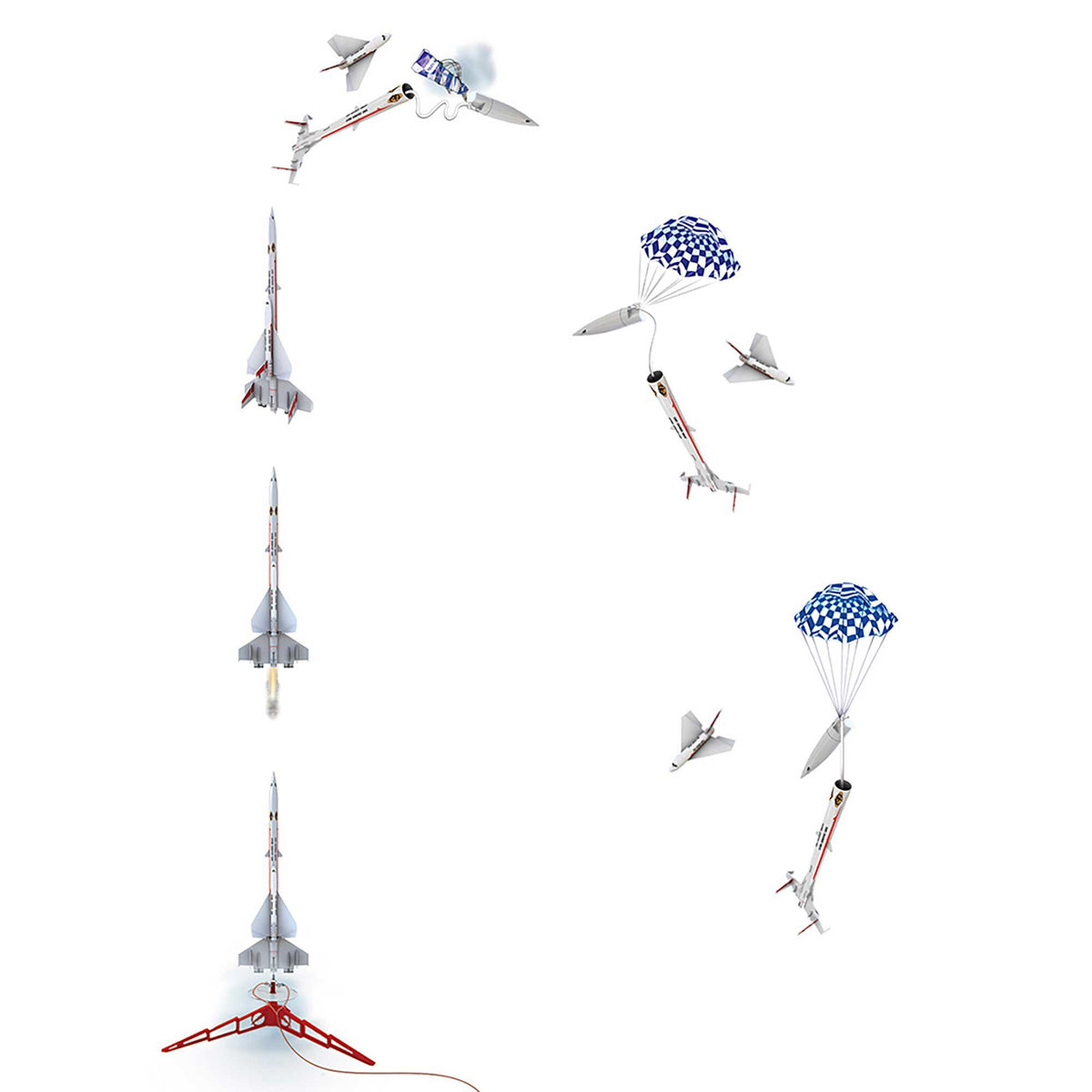 Super Orbital Transport Model Rocket Kit (EST7314)