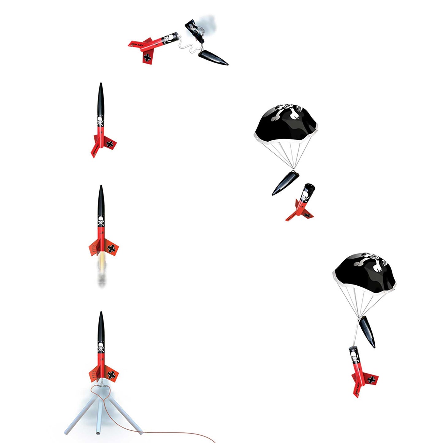 Der Big Red Max Advanced Rocket Kit (EST9721)