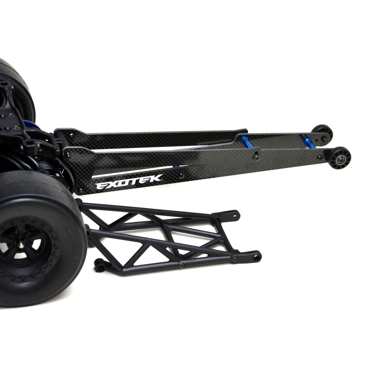 12" Adjustable Carbon Alloy RC Wheelie Bar Set for Team Associated DR10 (ETK1962)