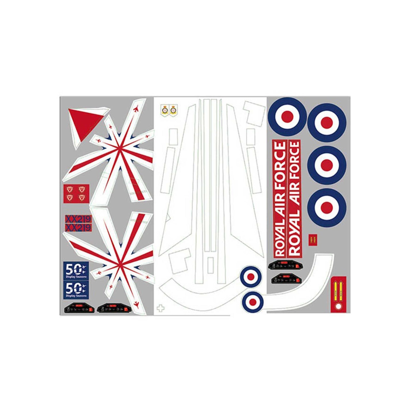 Red Arrow 80mm Decal Sheet (FMMRD107)