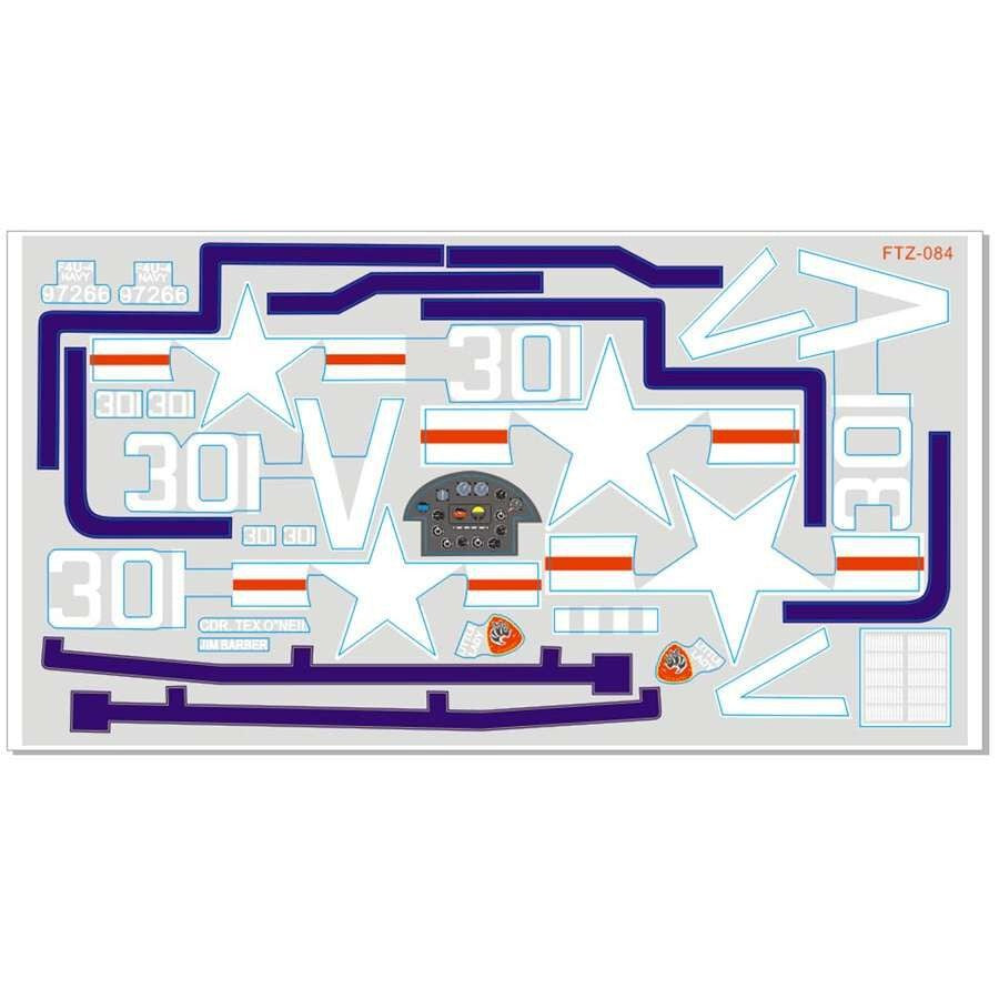 Decal Sheet for F4U V2 800mm (FMMSF117)