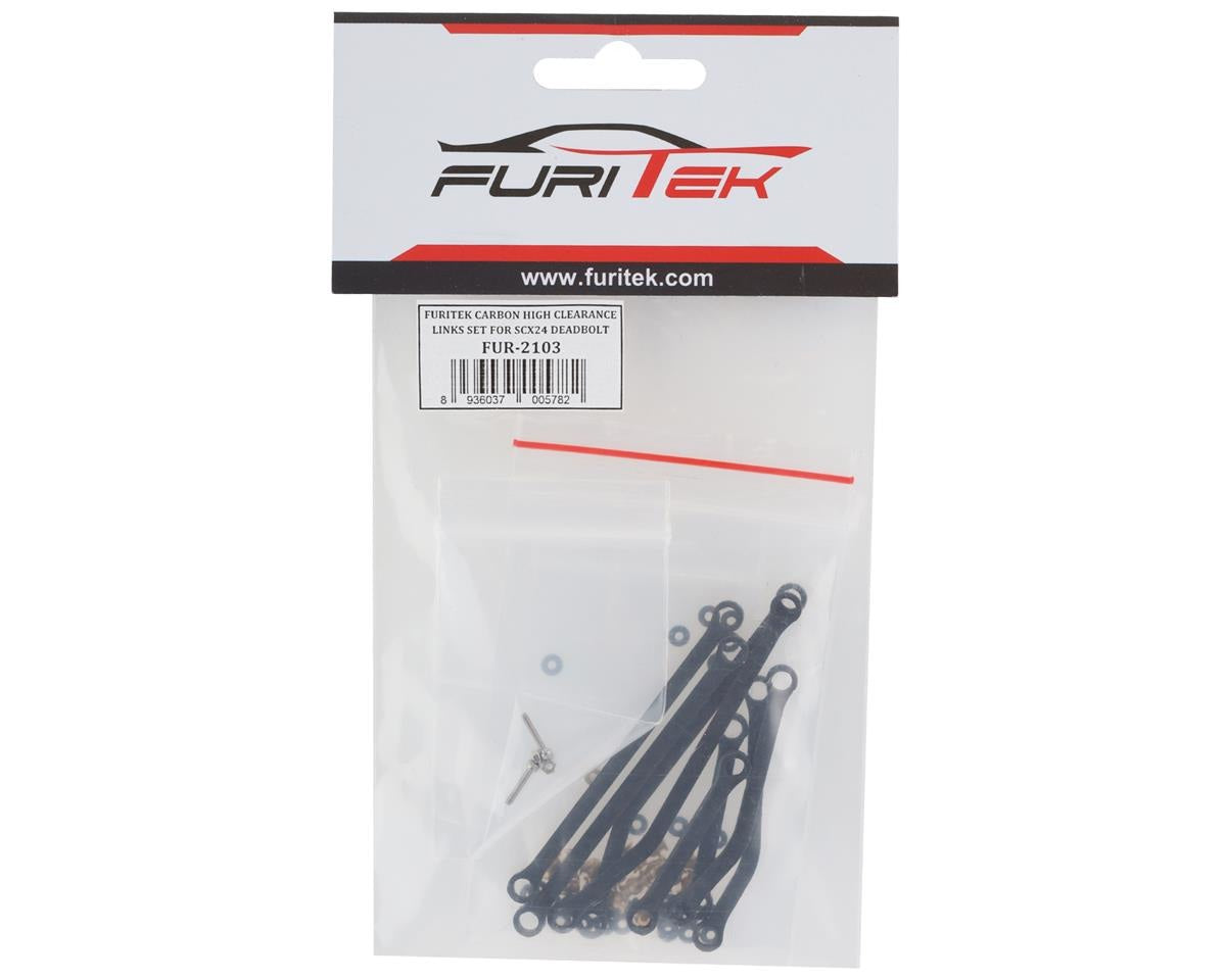 Carbon High Clearance Links Set for SCX24 Deadbolt (FRU2103)