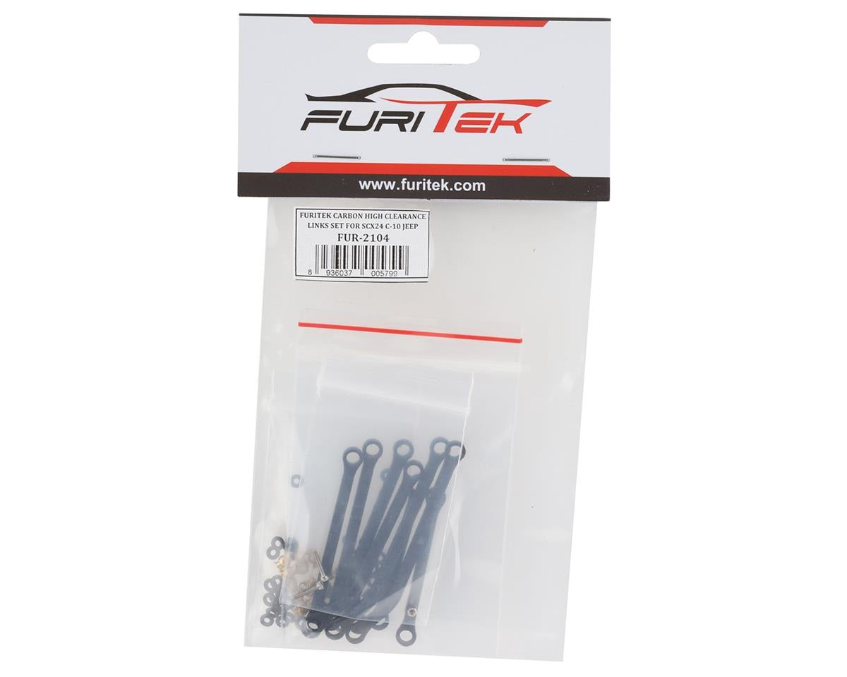 Carbon High Clearance Links Set for SCX24 Bronco C-10 Jeep (FRU2104)