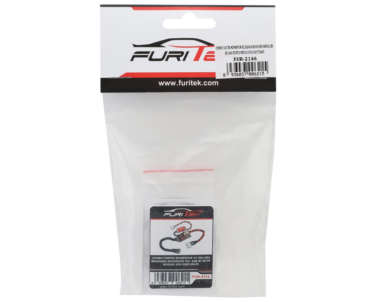 Momentum V2 20A/40A Brushless Sensorless ESC with Bluetooth (FRU2146)