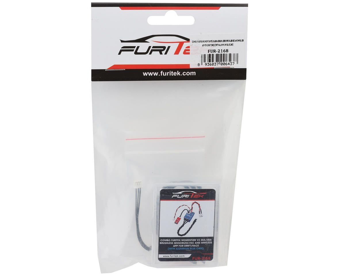 Momentum V2 20A/40A Brushless Sensorless ESC Combo with Bluetooth (FRU2168)