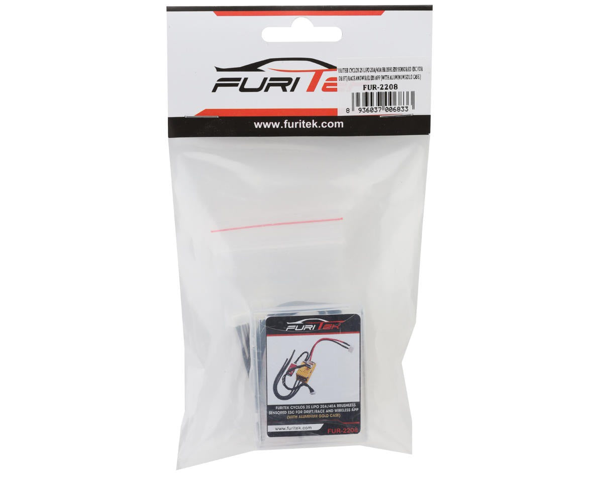 Cyclos 2S Lipo 20A/40A Brushless Sensored ESC with Bluetooth (FRU2208)
