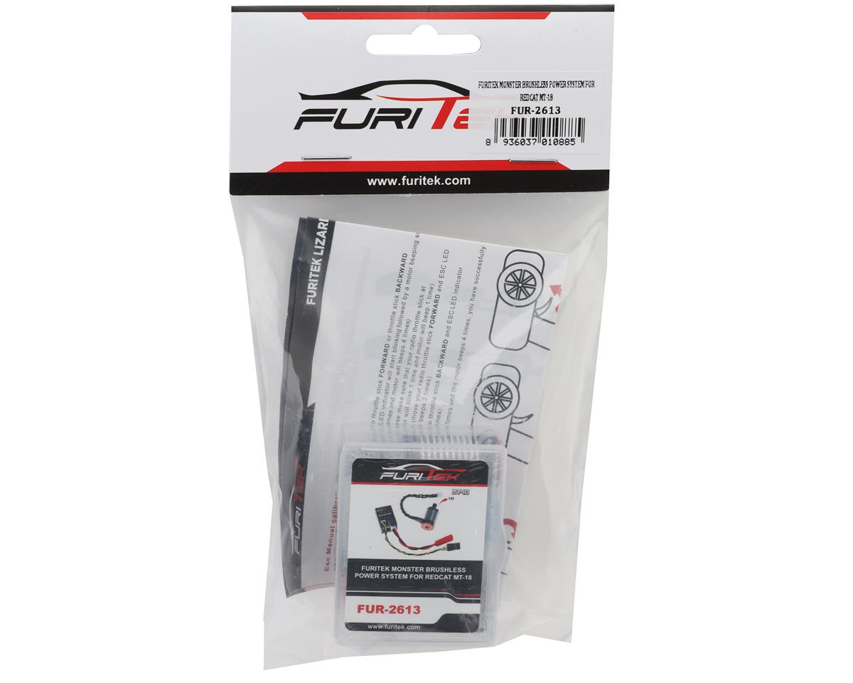 Monster Power Combo Lizard Pro Brushless ESC and Mini Godzilla Motor for 1/18 Redcat MT-18 (FRU2613)