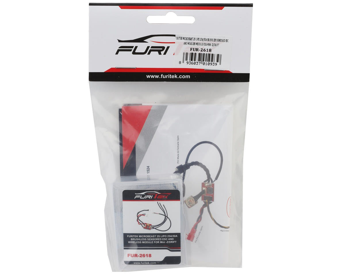 Microbeast Brushless Sensored/Sensorless Electronic Speed Control for 1/28 Kyosho Mini-Z Vehicles (FRU2618)