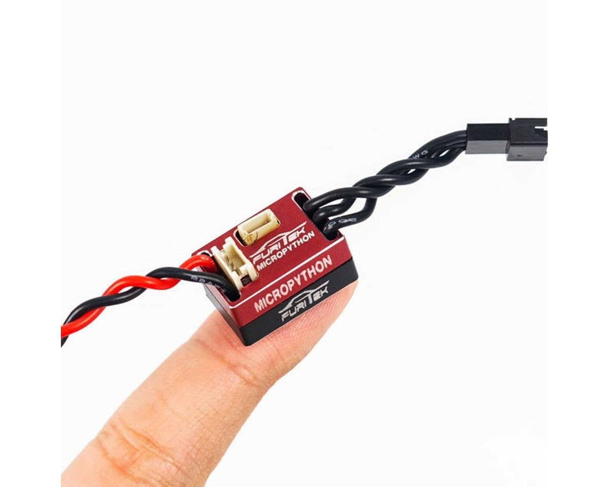 MicroSilk Power Combo with Micro Python ESC and Mini Komodo V2 Motor for 1/24 Axial SCX24 Vehicles (FRU2632)