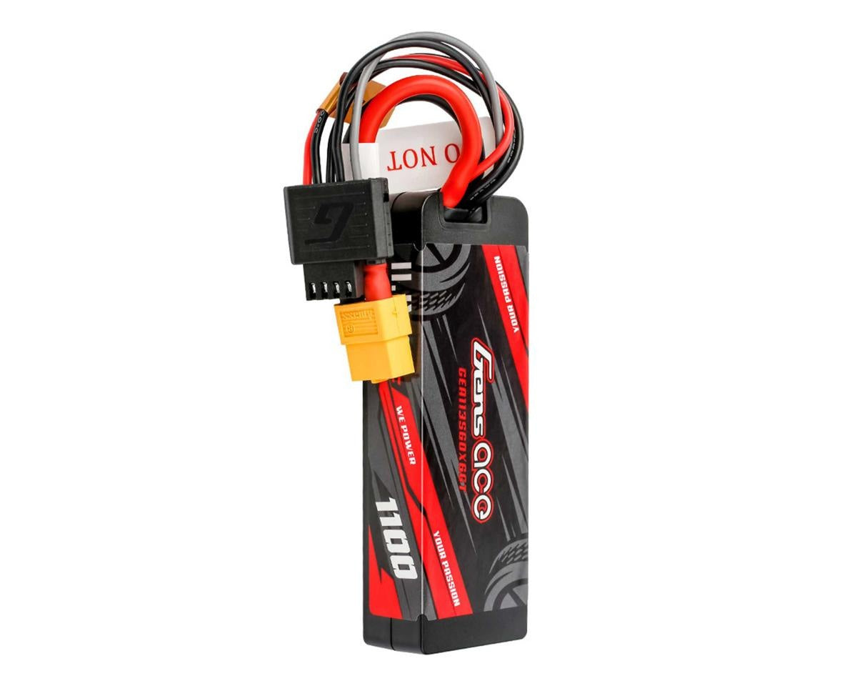 Gens ace 1100mAh 3S 60C Lipo Battery Pack with XT60 Plug (GEA113S60X6GT)
