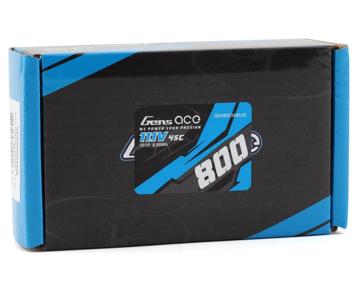 800MAH 11.1V 45C W/JST (GEA8003S45JS)