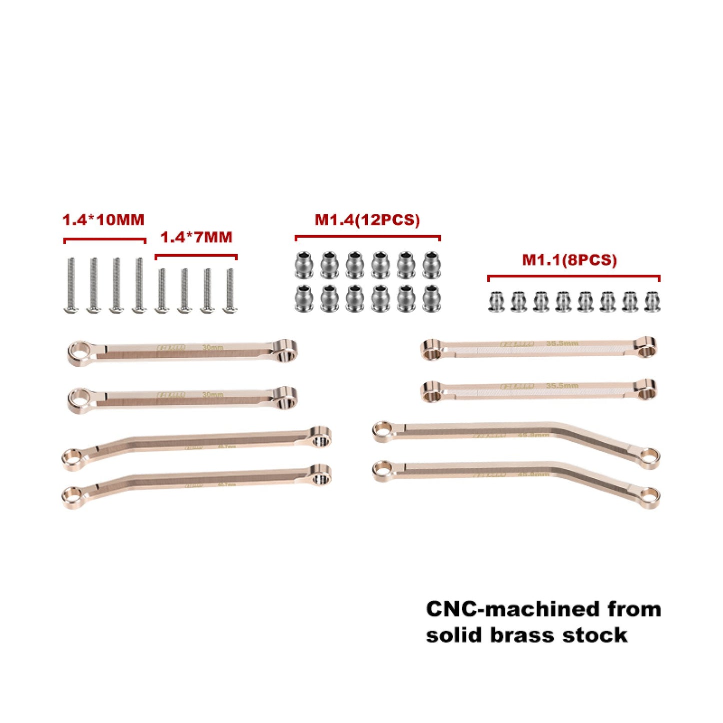 Brass Link Set for SCX30 (GPMSCX30/160X-OC)