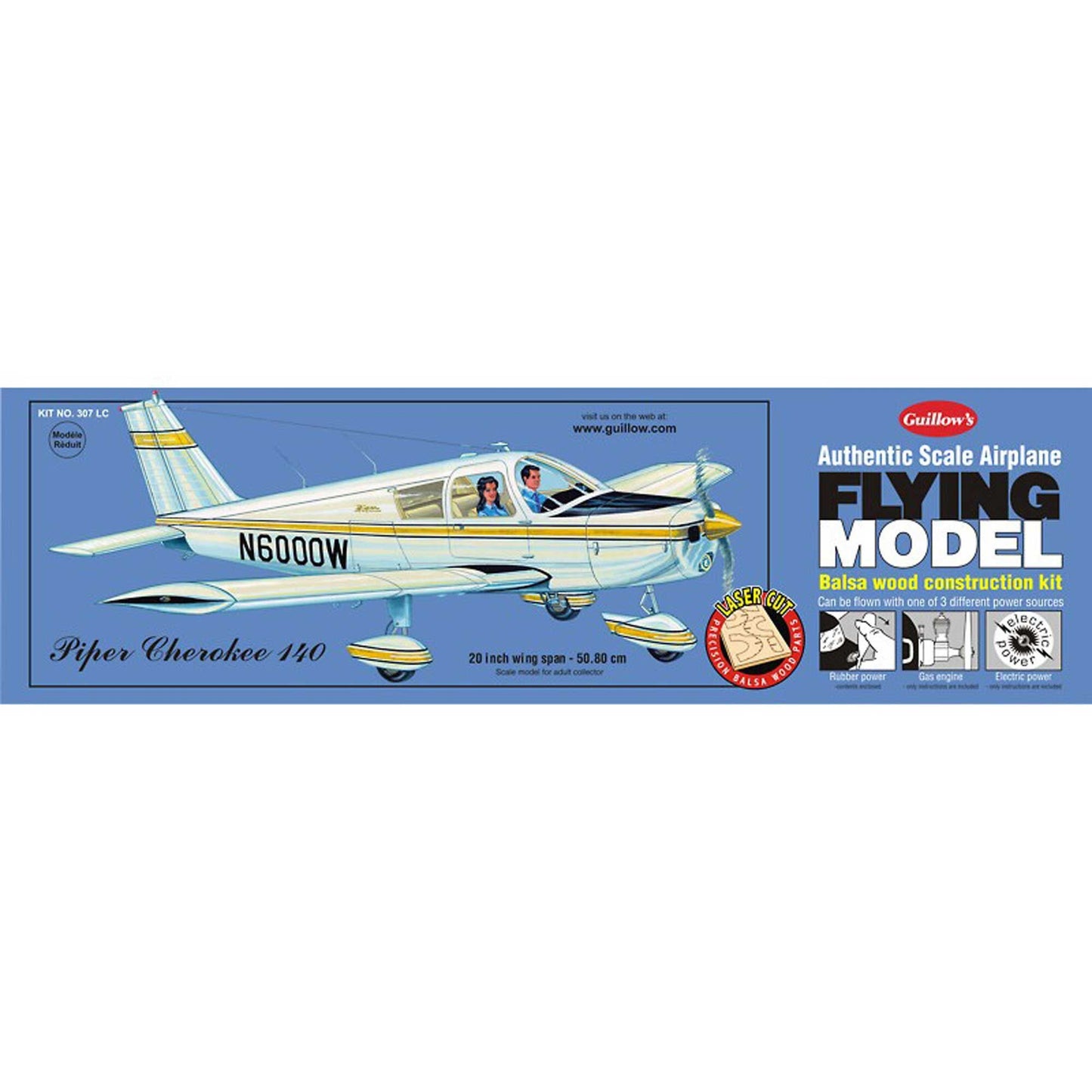 Piper Cherokee 140 Laser Cut (GUI307LC)