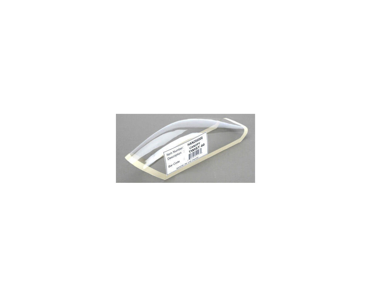 Twist 40 V2 Canopy for RC Airplane (HAN266006)