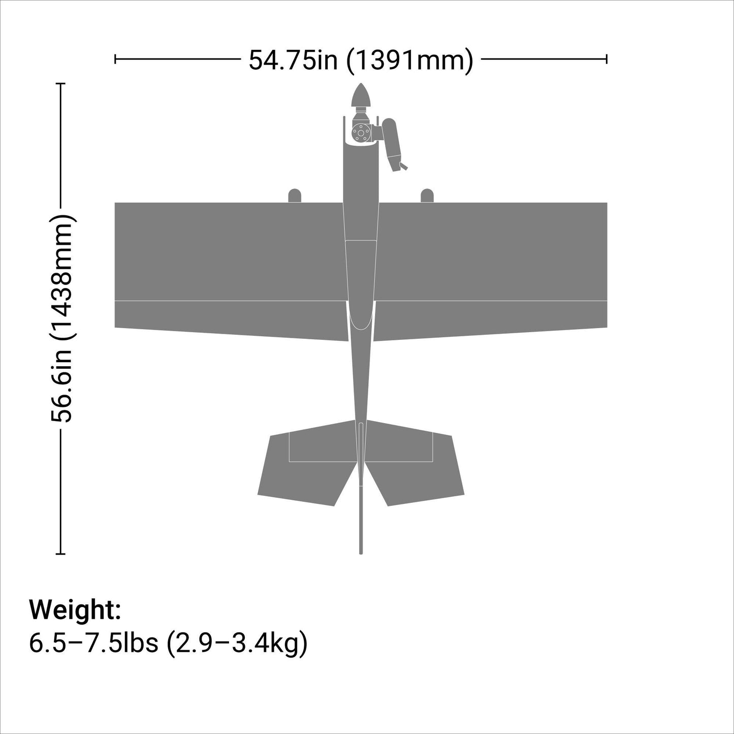 Twist 60 ARF 3D Aerobatic Aircraft (HAN4210)