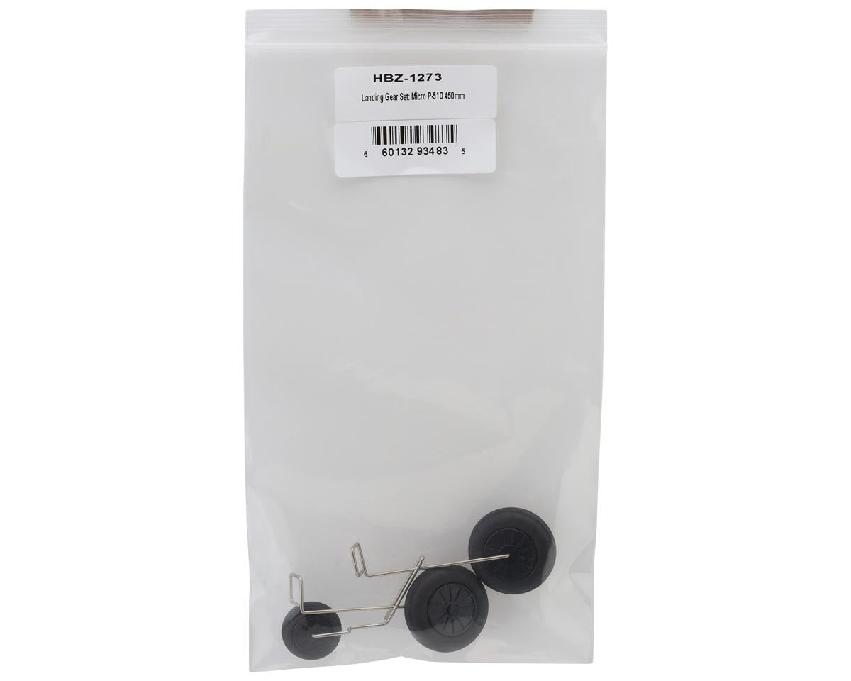 Landing Gear Set for P-51D Mustang 450mm (HBZ-1273)