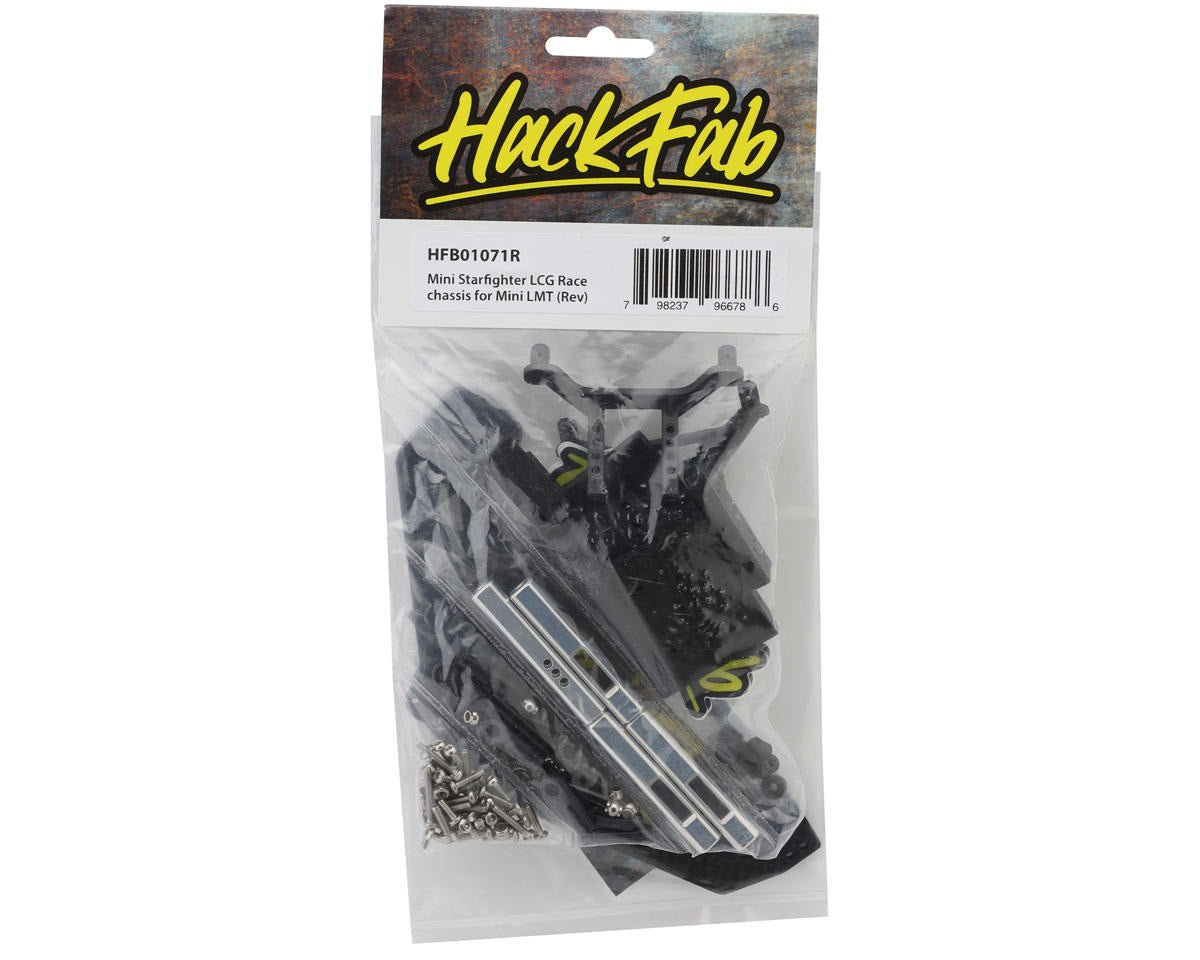 HackFab Mini Starfighter LCG Race Chassis Conversion Kit (Mini LMT) (Revised)