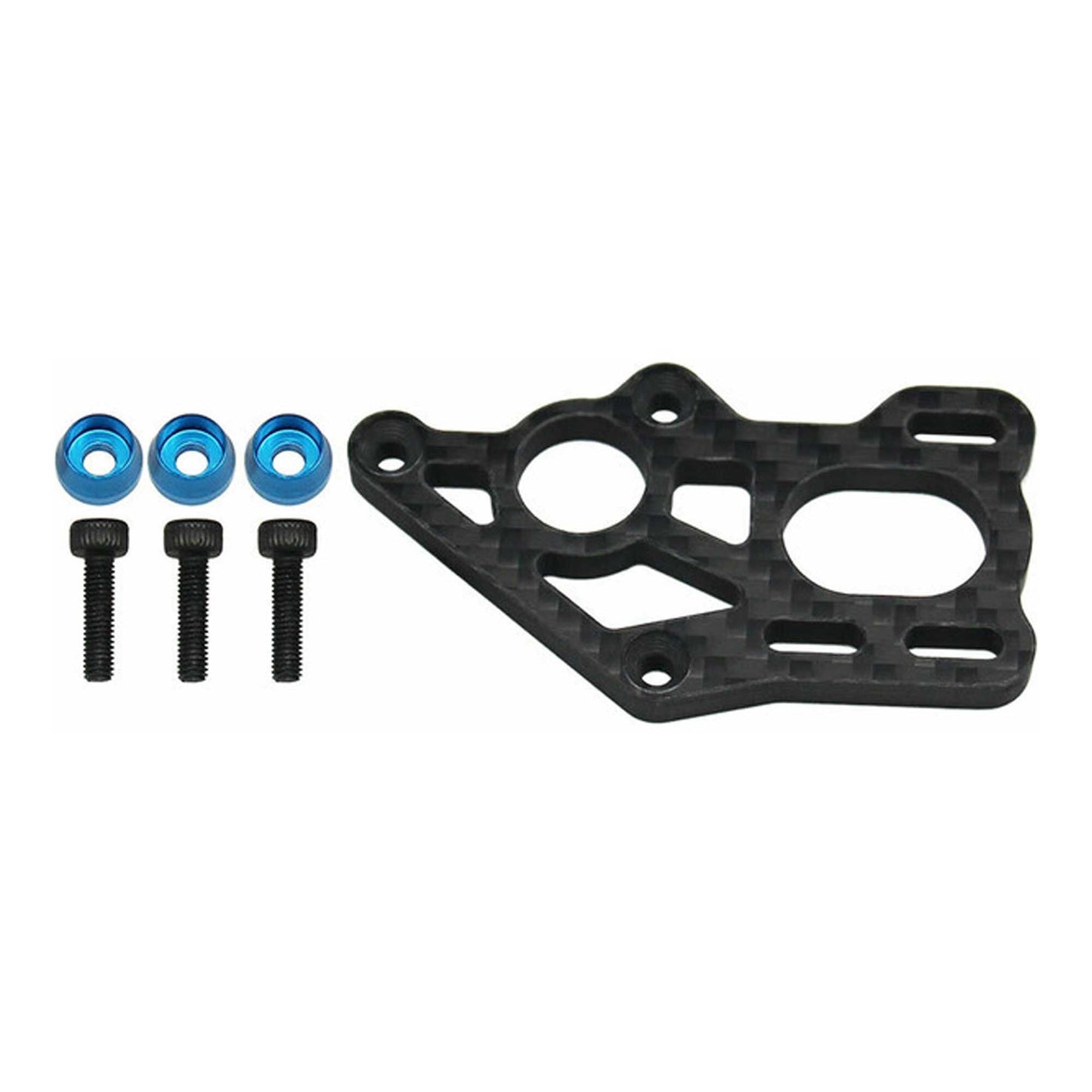 Graphite Tri-Mount Motor Mount for Team Associated 1/10 RC10B7 (HRAAB718G)